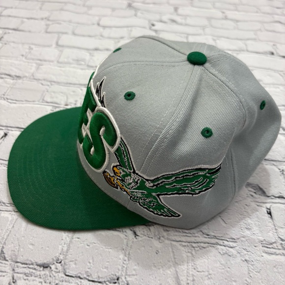 Vintage Collection Y2K Philadelphia Eagles NFL Mitchell Ness Snapback Hat Cap - Picture 7 of 12